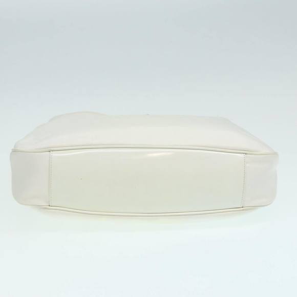 GUCCI Bamboo Hand Bag Canvas White 001 1705 1577 Auth 83496 - Picture 5 of 16